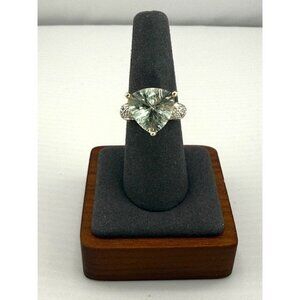 10K Gold Prasiolite ring size 7